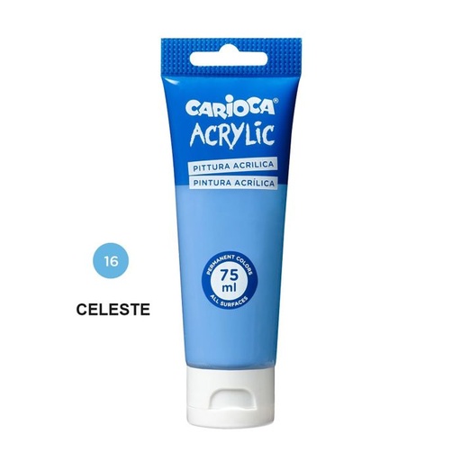 [45244/16] Pintura acrilica carioca 75ML azul claro