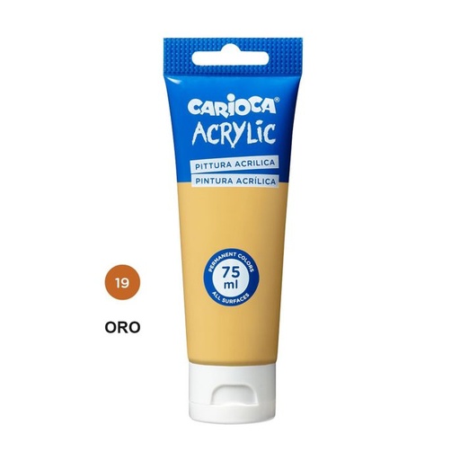 [45244/19] Pintura acrilica carioca 75ML oro
