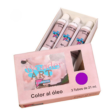 [6250056] Caja 3 tubos 21ML. óleo nº.56 violeta wonder art by pryse 6250056