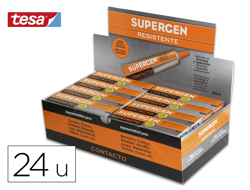 [62600-00000-03] Pegamento supergen contacto 20 ml unidad
