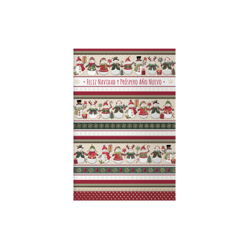 [70004] Tarjetas de felicitación navidad - tamaño 11,5 x 17 cm - modelo muñeco dohe 70004