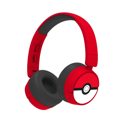 [PK1000] Auriculares kids bt poké ball rojo otl technologies redstring PK1000