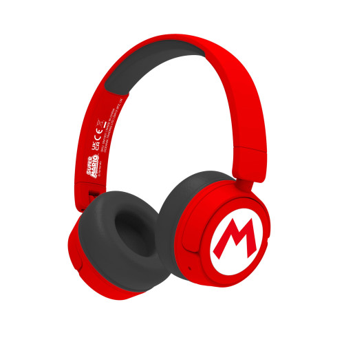 [SM1016] Auriculares kids bt logo super mario rojo otl technologies redstring SM1016