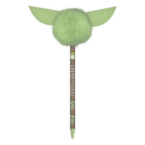 [SR73285] Bolígrafo con pompon mandalorian cutest in galaxy pyramid international redstring SR73285