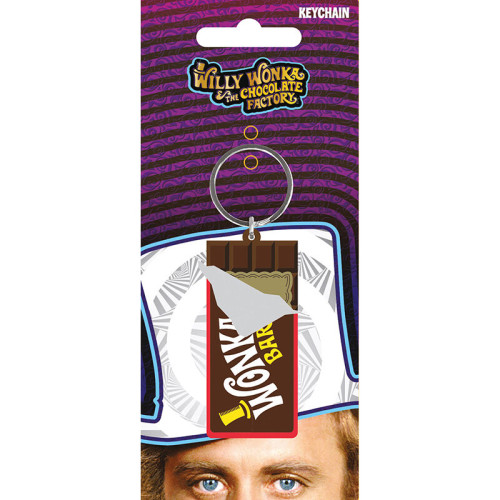 [RK39404C] Llavero willy wonka logo 6 cm. pyramid redstring RK39404C