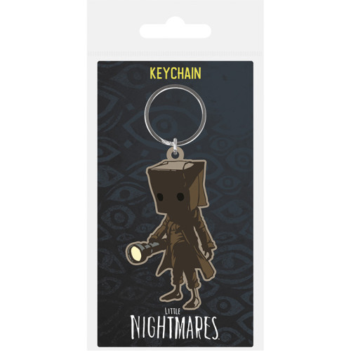 [RK39346C] Llavero de goma little nightmares mono pyramid redstring RK39346C