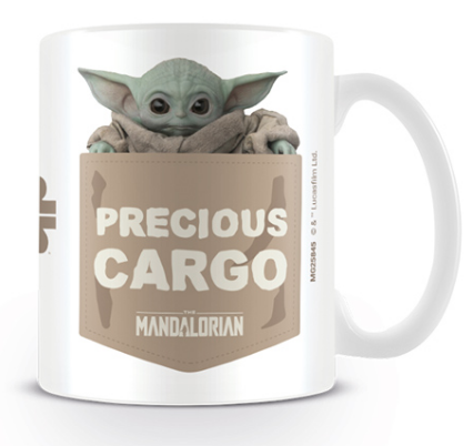 [MG25845] Taza blanca the mandalorian precious cargo pyramid international redstring MG25845