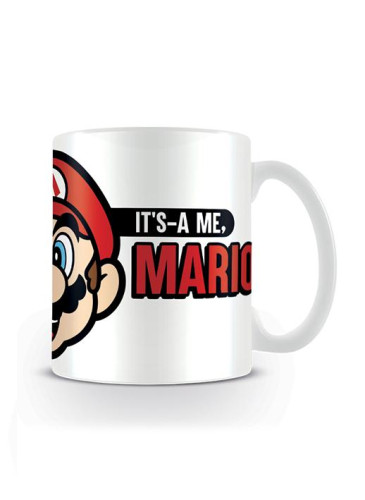[MG24845] Taza desayuno super mario its a me - mario pyramid international redstring MG24845