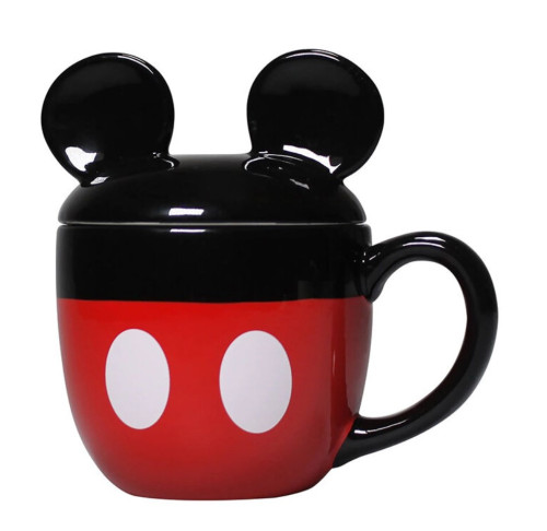 [MUGSDC10] Taza 3D con tapa cuerpo mickey mouse 425 ml half moon bay redstring MUGSDC10