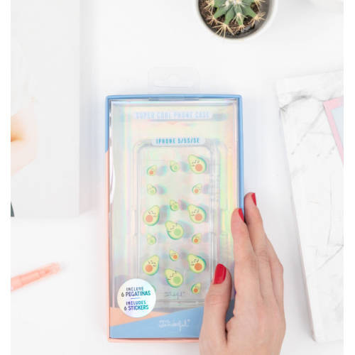 [WOA09743SM] Carcasa transparente iphone se-aguacates mr. wonderful WOA09743SM