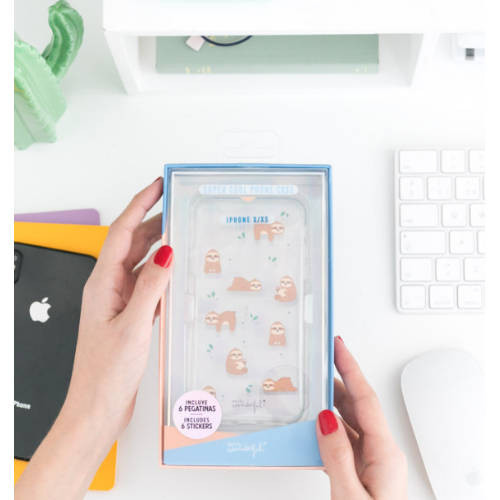 [WOA09852EM] Carcasa para iphone x/xs slow collection-case sloth mr. wonderful WOA09852EM