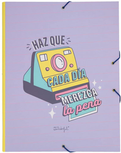[WOA11105ES] Carpeta separadora - haz que cada día merezca la pena mr wonderful WOA11105ES