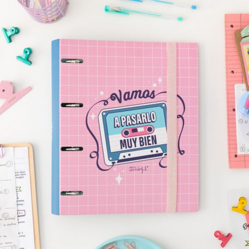 [WOA11106ES] Carpeta con anillas - vamos a pasarlo muy bien mr wonderful