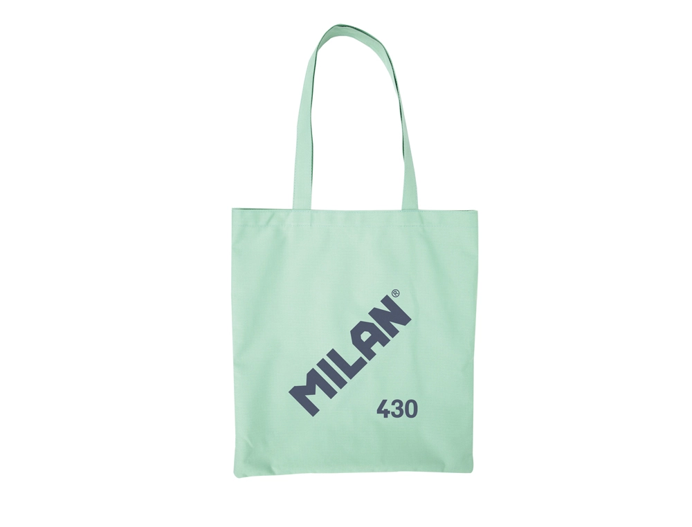 [62101SNCGR] Bolsa con asas milan tote bag serie 1918 color verde 380X410 mm