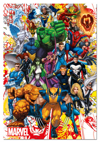 [15560] Puzzle 500 piezas héroes marvel educa 15560
