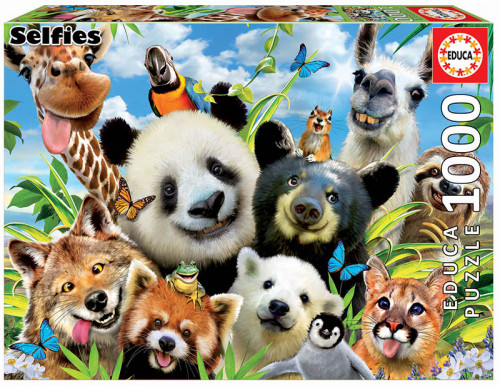 [18117] Educa llama drama selfie puzzle rompecabezas 1000 pieza(s)