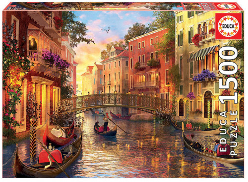 [17124] Educa sunset in venice puzzle rompecabezas 1500 pieza(s)