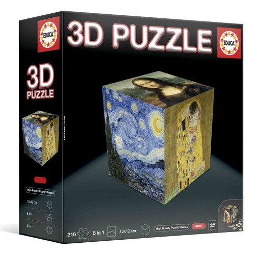 [20123] Puzzle cubo 3D arte educa borras 20123