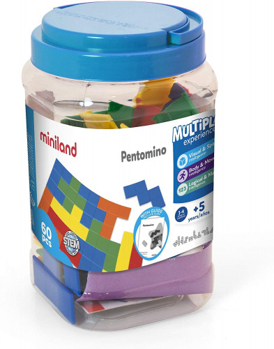 [95219] Juego didactico pentominos de colores miniland 95219