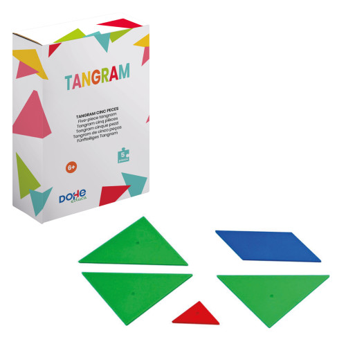 [1025] Caja tangram - 5 piezas - a partir de 6 años. dohe 1025