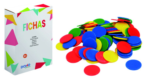 [1009] Caja fichas de varios colores - a partir de 6 años dohe 1009