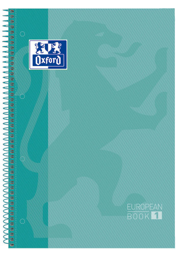 [400040983] Oxford europeanbook 1 cuaderno y block A4+ 80 hojas color menta