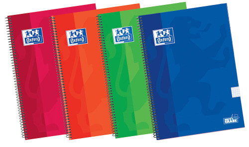 [100430151] Oxford 100430151 cuaderno y block 80 hojas colores surtidos