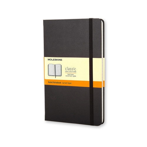 [MM710] Libreta clasica tapa dura negra p (9X14CM) rayas moleskine MM710