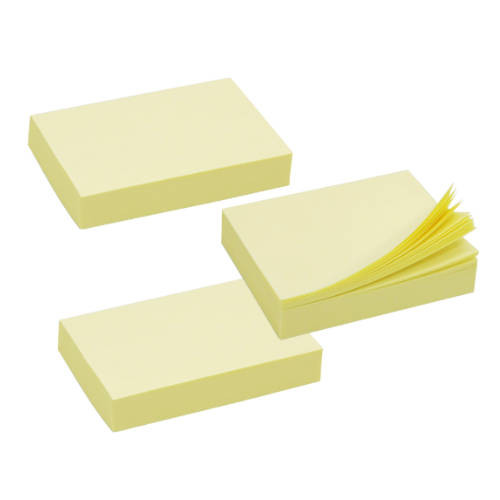 [921004] Taco notas adhesivas amarillas 38X51 mm. 100 hojas bismark 921004