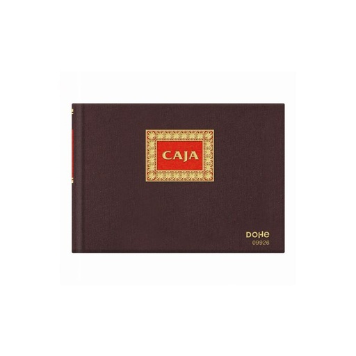 [9926] Libro contabilidad dohe caja 09926 cuarto apaisado 100H