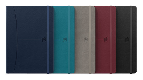 [400163614] Cuaderno signature A5 tapa extradura 80H liso colores surtidos clasicos oxford 400163614