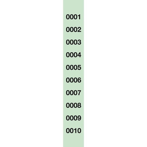 [12939] Talonario rifa a-980 1-1000