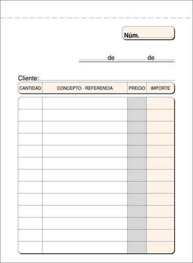 [T-112] Talonario multiuso 8º t-112 natural duplicado autocopiante