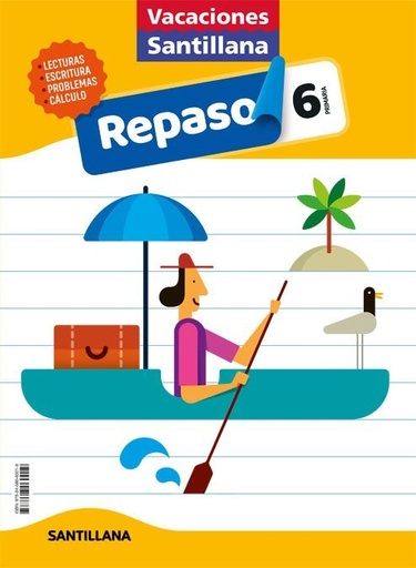 [978-84-680-6001-9] VACACIONES SANTILLANA 6 PRIMARIA ACTIVIDADES DE REPASO PARA EL VERANO