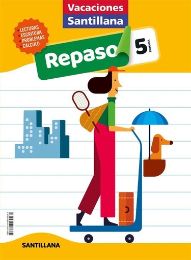 [978-84-680-6003-3] VACACIONES SANTILLANA 5 PRIMARIA ACTIVIDADES DE REPASO PARA EL VERANO