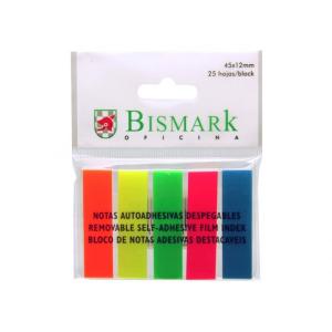 [318276] Banderitas adhesivas bismark 5 colores neon 45X12MM