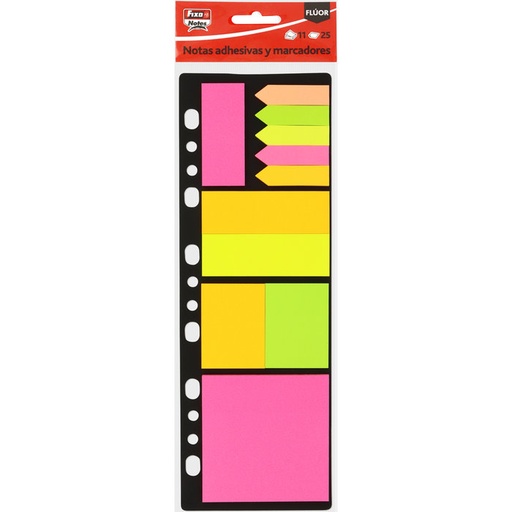 [65008380] Marcadores banderitas papel colores surtidos fixo