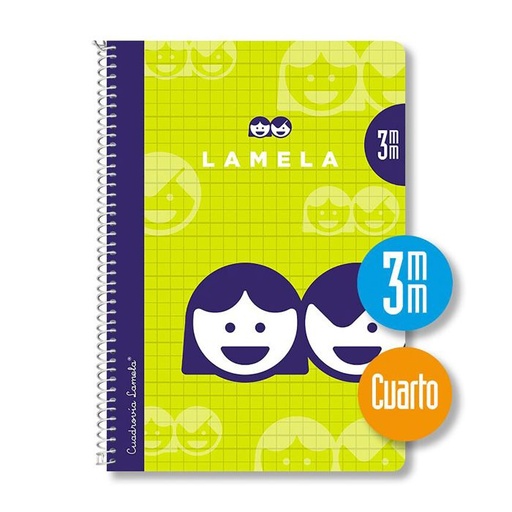 [7003] Bloc lamela espiral cuarto 70G 40H 3MM surtido