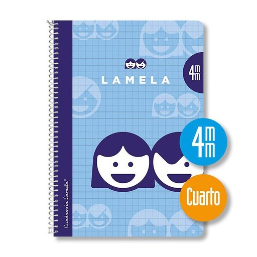 [7004] Bloc lamela espiral cuarto 70G 40H 4MM surtido