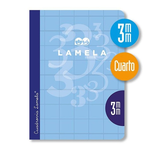 [06C003] Libreta grapas lamela A5 70G 50H 3MM surtida