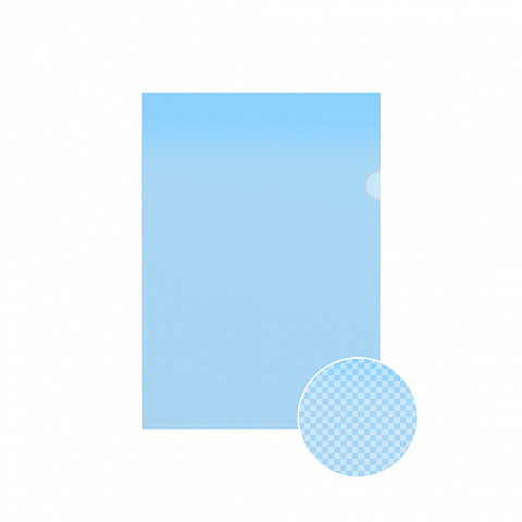 [50153] Dossier uñero glossy classic, A4, azul erich krause 50153