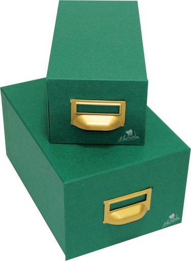 [1-500] Fichero 125X95X250 carton forrado geltex nº 1 500 fichas