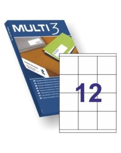 [4718] Etiqueta 70X67,7 100 hojas 4718 MULTI3