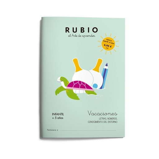 [978-84-18964-65-7] Vacaciones RUBIO (+5 años)