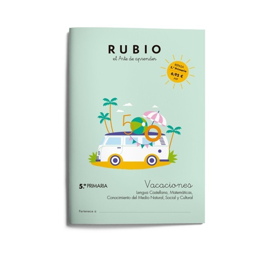 [978-84-18964-70-1] Vacaciones RUBIO (5.º de Primaria)