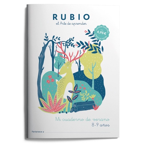 [978-84-17427-70-2] Mi cuaderno de verano RUBIO. 8-9 años