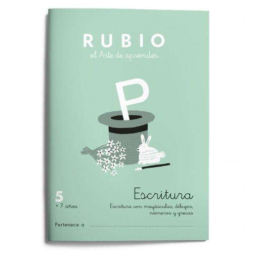 [978-84-17427-56-6] Escritura RUBIO 5