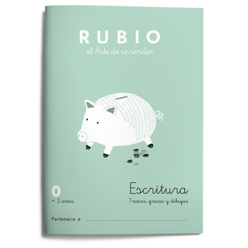 [978-84-17427-41-2] Escritura RUBIO 0 (preescritura)