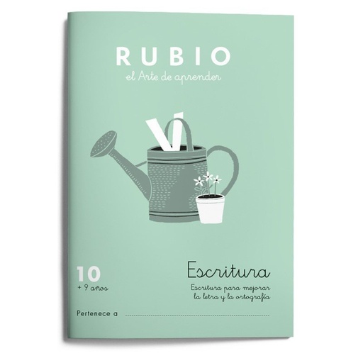 [978-84-17427-61-0] Escritura RUBIO 10