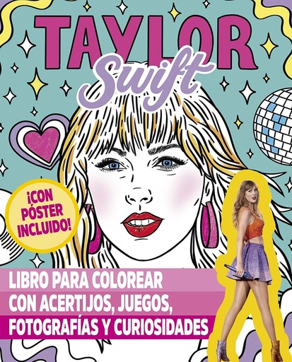 [978-84-9145-831-9] Taylor Swift - Libro para colorear